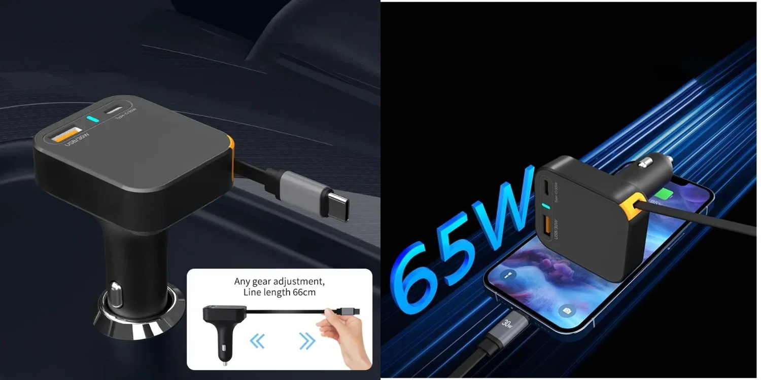 WiWU Wi-CC033 65W Car Charger.webp